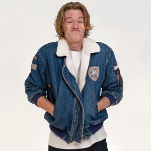 Vintage Spettro bomber flight jacket